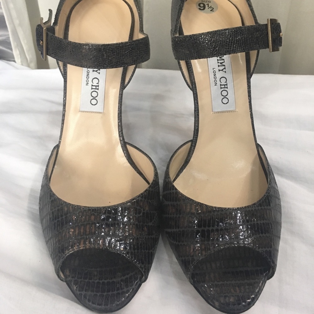 Jimmy Choo croc print heels - Picture 2 of 3